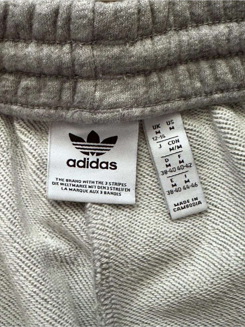 adidas Light Gray Athletic Shorts